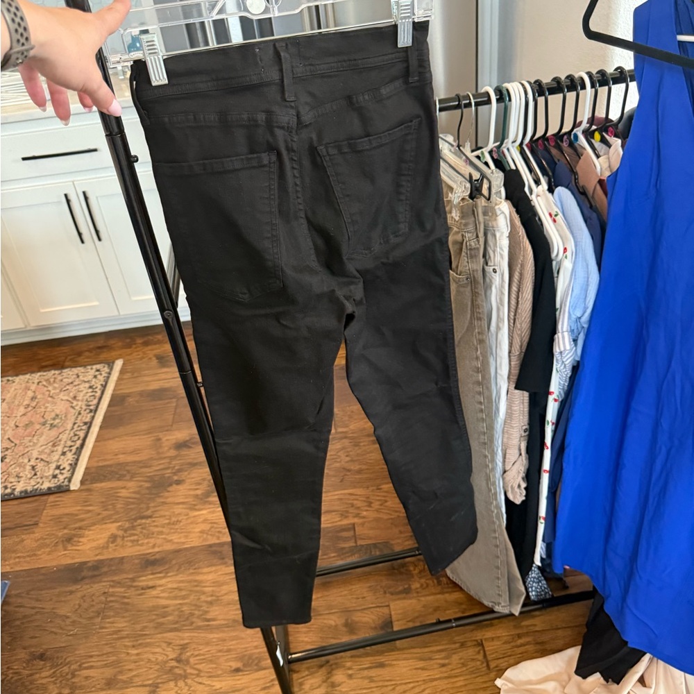 AGOLDE Roxanne super high rise skinny in jet - Picture 6 of 8